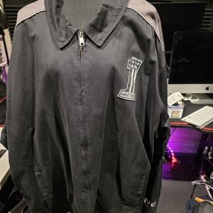 Harley-Davidson Black Zip-Up Jacket with Accent Panels